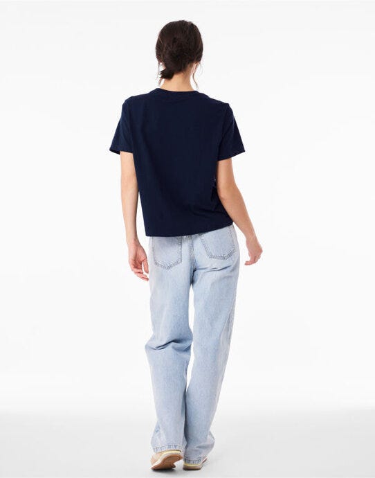 Bella + Canvas Women's Heavy Boxy Tee - Navy