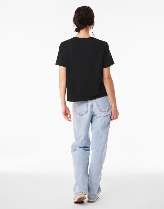 Bella + Canvas Women's Heavy Boxy Tee - Vintage Black