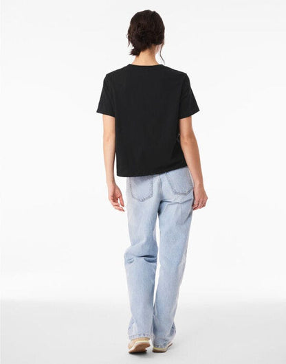 Bella + Canvas Women's Heavy Boxy Tee - Vintage Black