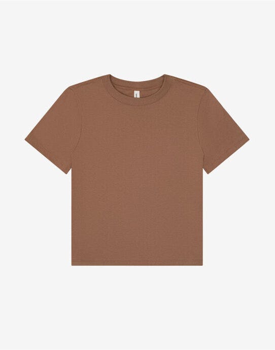 Bella + Canvas Women's Heavy Boxy Tee - Vintage Brown