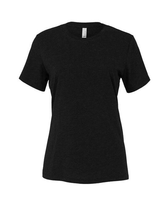 Bella + Canvas Bella Womens Relaxed Jersey S/S Tee - Black
