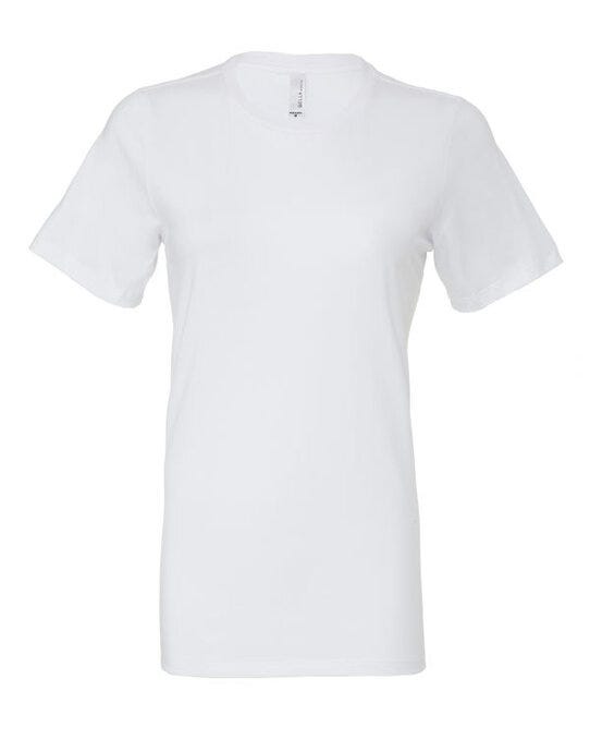 Bella + Canvas Bella Womens Relaxed Jersey S/S Tee - White