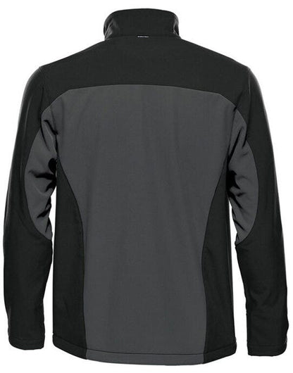 Stormtech Mens Cascades Softshell - Dolphin/Black