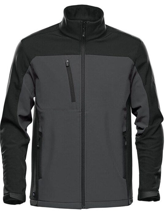 Stormtech Mens Cascades Softshell - Dolphin/Black