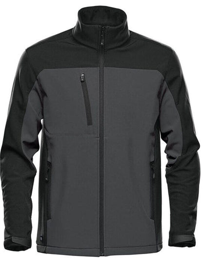 Stormtech Mens Cascades Softshell - Dolphin/Black