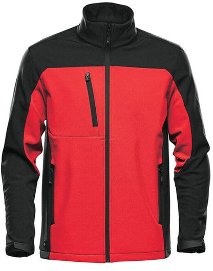 Stormtech Mens Cascades Softshell - Red/Black