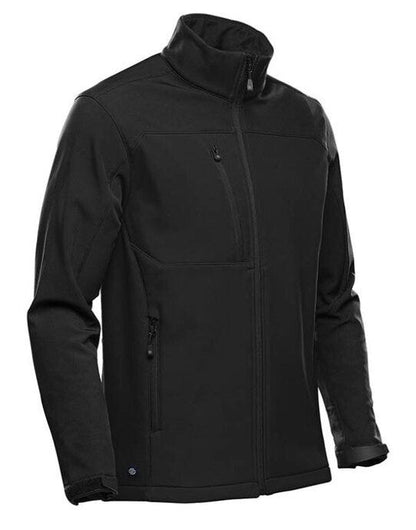 Stormtech Mens Cascades Softshell - Black/Black