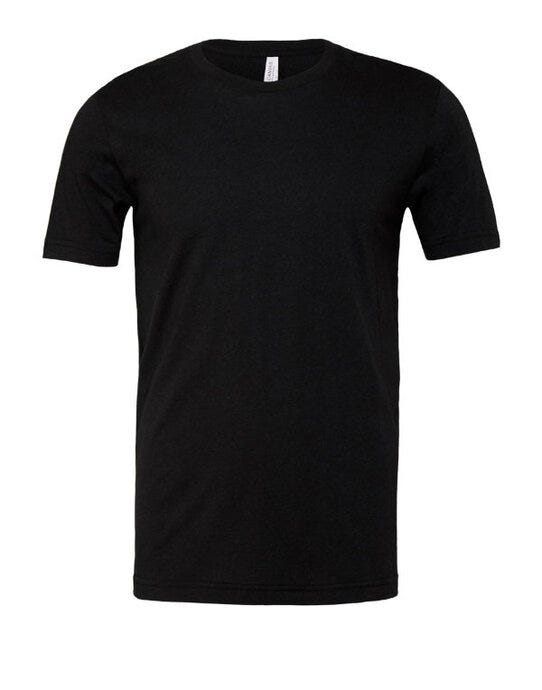 Bella + Canvas Canvas Unisex Jersey Short Sleeve Tee - Black