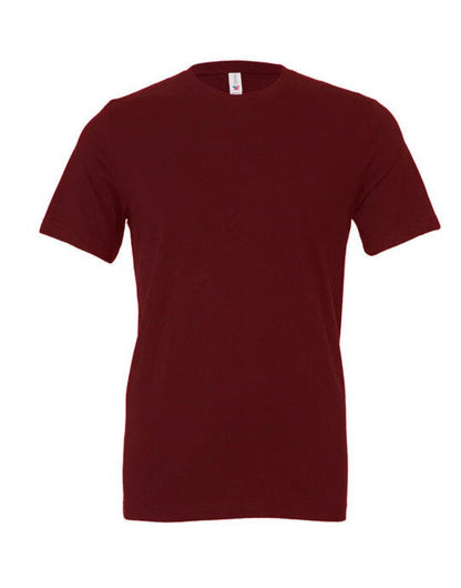 Bella + Canvas Canvas Unisex Jersey Short Sleeve Tee - Maroon
