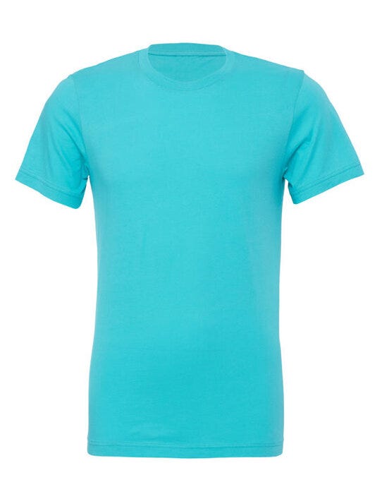 Bella + Canvas Canvas Unisex Jersey Short Sleeve Tee - Teal