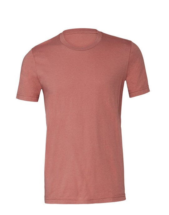 Bella + Canvas Canvas Unisex Jersey Short Sleeve Tee - Mauve