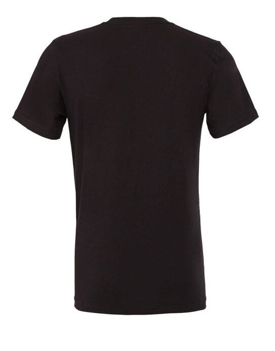 Bella + Canvas Canvas Unisex Jersey Short Sleeve Tee - Vintage Black