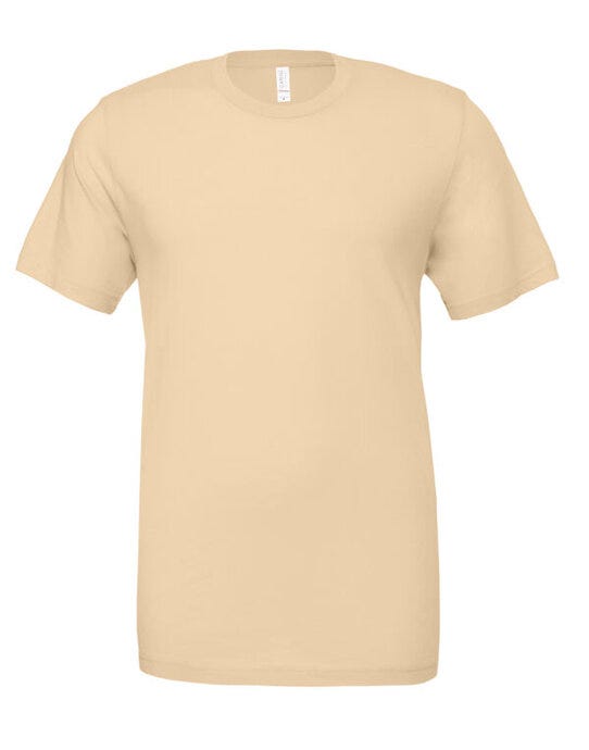 Bella + Canvas Canvas Unisex Jersey Short Sleeve Tee - Soft Cream
