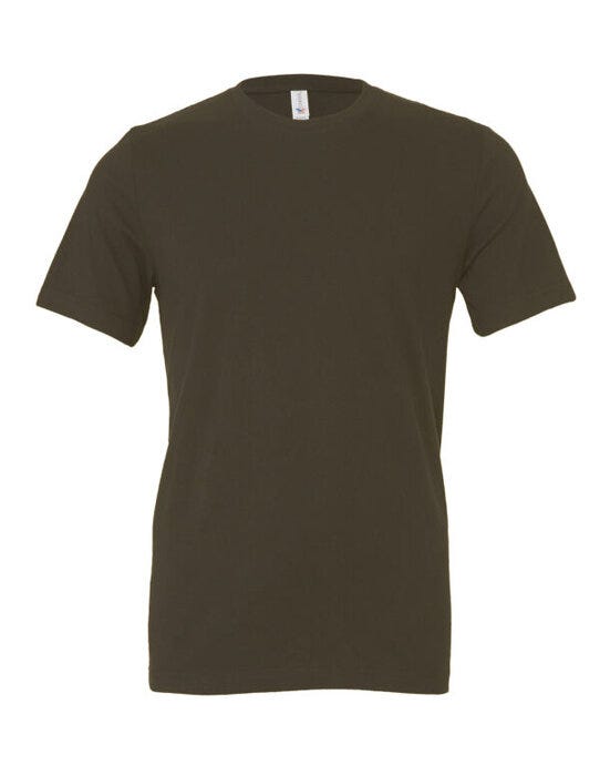 Bella + Canvas Canvas Unisex Jersey Short Sleeve Tee - Army