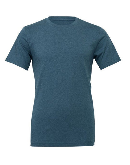 Bella + Canvas Canvas Unisex Heather Jersey SS Tee - Heather Deep Teal