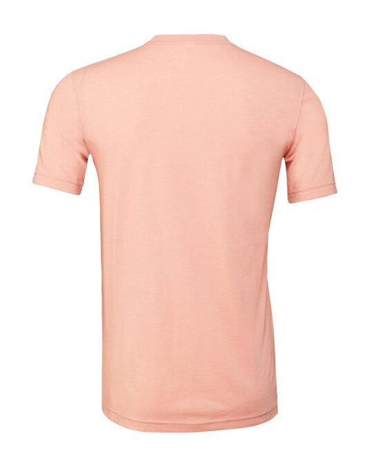 Bella + Canvas Canvas Unisex Heather Jersey SS Tee - Heather Peach