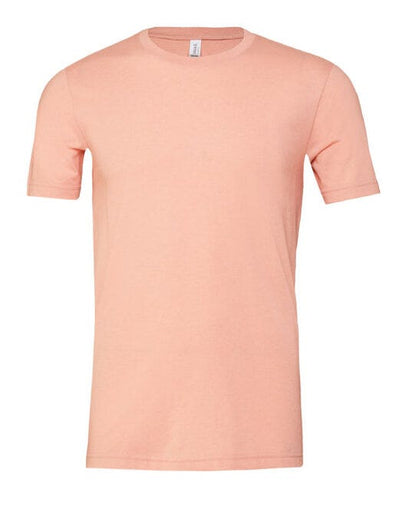 Bella + Canvas Canvas Unisex Heather Jersey SS Tee - Heather Peach