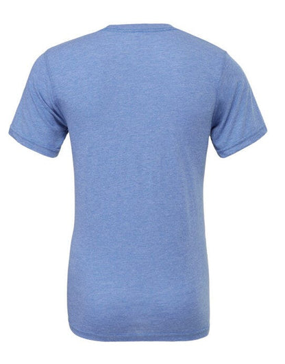 Bella + Canvas Canvas Unisex Tri-blend S/Sleeve Tee - Blue Triblend