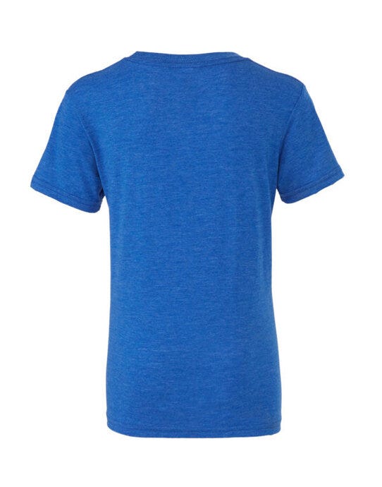 Bella + Canvas Canvas Unisex Tri-blend S/Sleeve Tee - True Royal Triblend