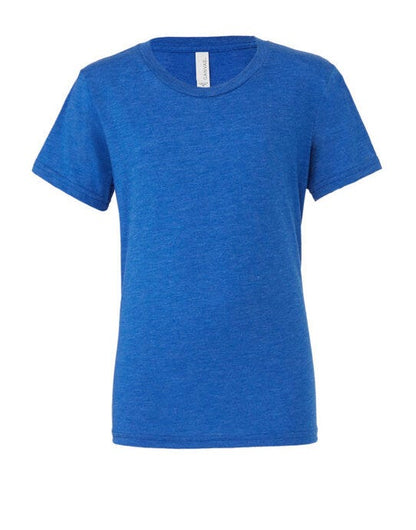 Bella + Canvas Canvas Unisex Tri-blend S/Sleeve Tee - True Royal Triblend