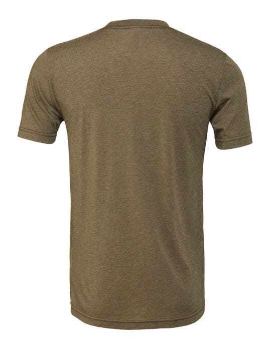 Bella + Canvas Canvas Unisex Tri-blend S/Sleeve Tee - Olive Triblend