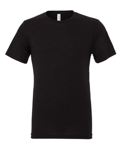 Bella + Canvas Canvas Unisex Tri-blend S/Sleeve Tee - Solid Black Triblend