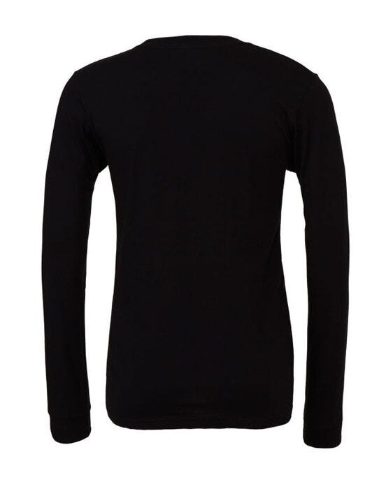 Bella + Canvas Canvas Unisex Jersey LS Tee - Black