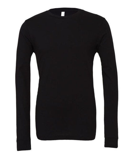 Bella + Canvas Canvas Unisex Jersey LS Tee - Black