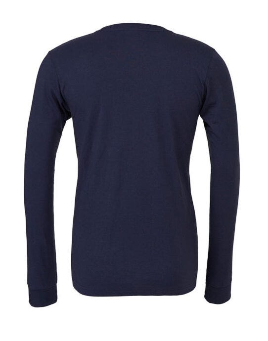 Bella + Canvas Canvas Unisex Jersey LS Tee - Navy