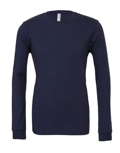 Bella + Canvas Canvas Unisex Jersey LS Tee - Navy