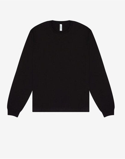 Bella + Canvas Unisex Heavy Boxy LS Tee - Black