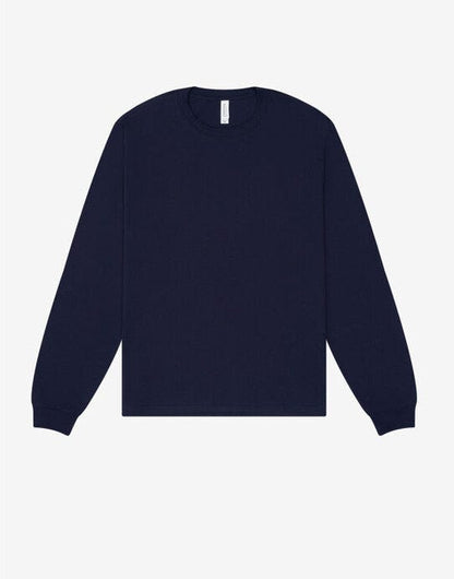 Bella + Canvas Unisex Heavy Boxy LS Tee - Navy