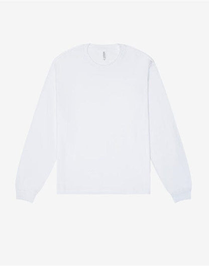 Bella + Canvas Unisex Heavy Boxy LS Tee - White