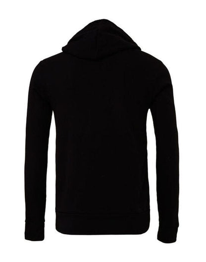 Bella + Canvas Canvas Unisex Fleece Pullover Hoodie - Black