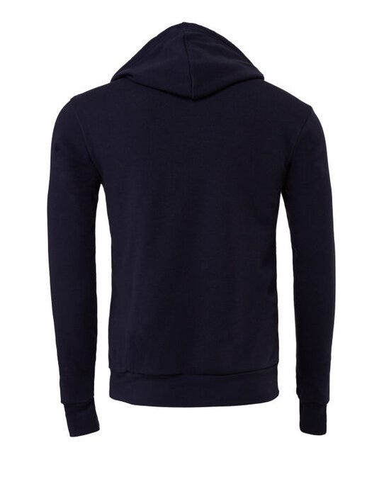 Bella + Canvas Canvas Unisex Fleece Pullover Hoodie - Navy