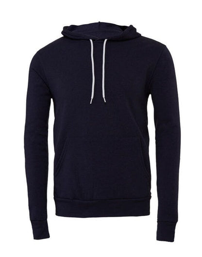 Bella + Canvas Canvas Unisex Fleece Pullover Hoodie - Navy
