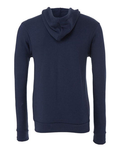 Bella + Canvas Canvas Unisex Fleece Zip-Up Hoodie - Navy