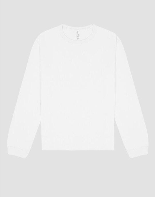 Bella + Canvas Heavyweight LS Tee - White