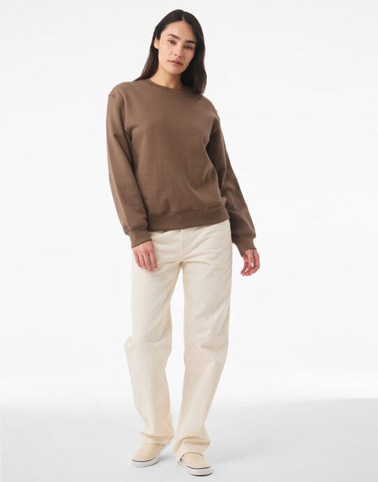 Bella + Canvas Crewneck Heavy Sweat - Vintage Brown