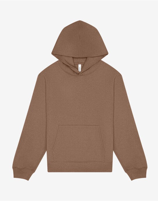 Bella + Canvas Unisex Pullover Hoodie - Vintage Brown