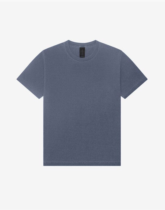 Bella + Canvas Unisex Heavy Dry Dye Tee - Washed Navy