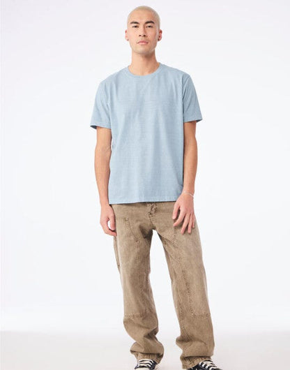 Bella + Canvas Unisex Heavy Dry Dye Tee - Light Washed Denim