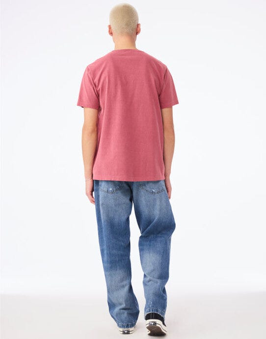 Bella + Canvas Unisex Heavy Dry Dye Tee - Washed Red