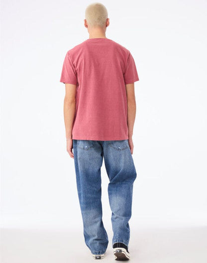 Bella + Canvas Unisex Heavy Dry Dye Tee - Washed Red