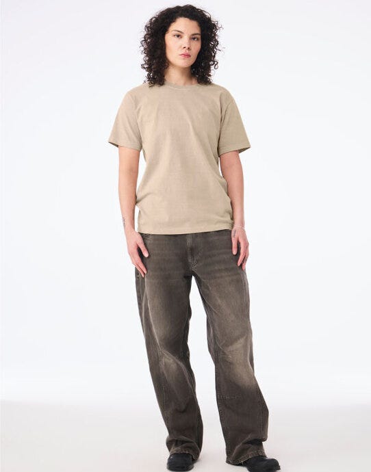 Bella + Canvas Unisex Heavy Dry Dye Tee - Khaki