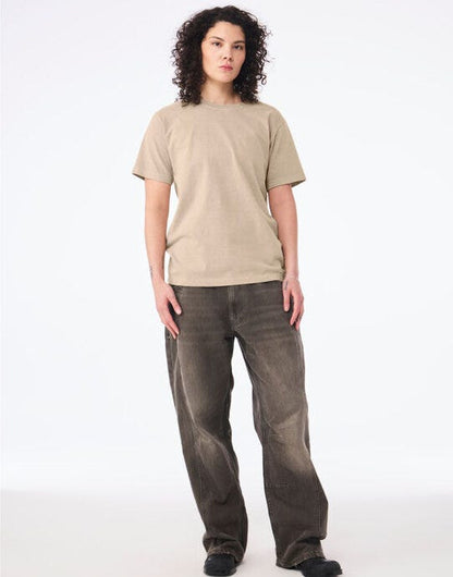 Bella + Canvas Unisex Heavy Dry Dye Tee - Khaki