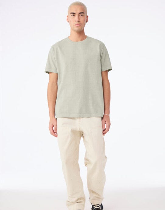 Bella + Canvas Unisex Heavy Dry Dye Tee - Washed Thyme