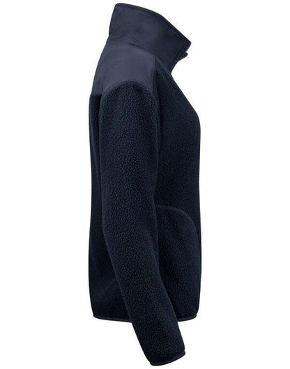 Cutter & Buck C&B Ladies Cascade Sherpa Fleece - Dark Navy