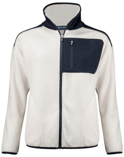 Cutter & Buck C&B Ladies Cascade Sherpa Fleece - Shell White