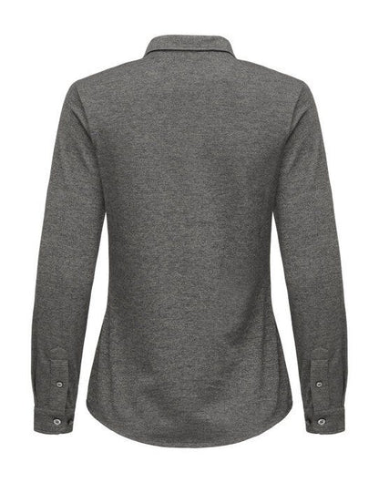 Cutter & Buck C&B Ladies Advantage Shirt - Anthracite Melange